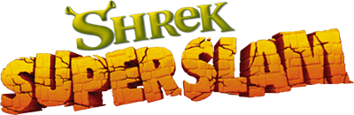 Shrek Superslam title screen for Playstation 2